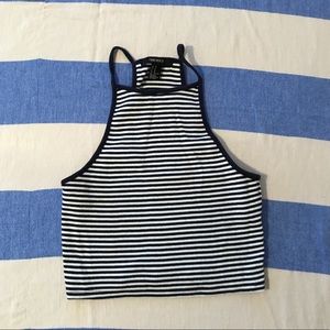 Striped Tank Crop Top